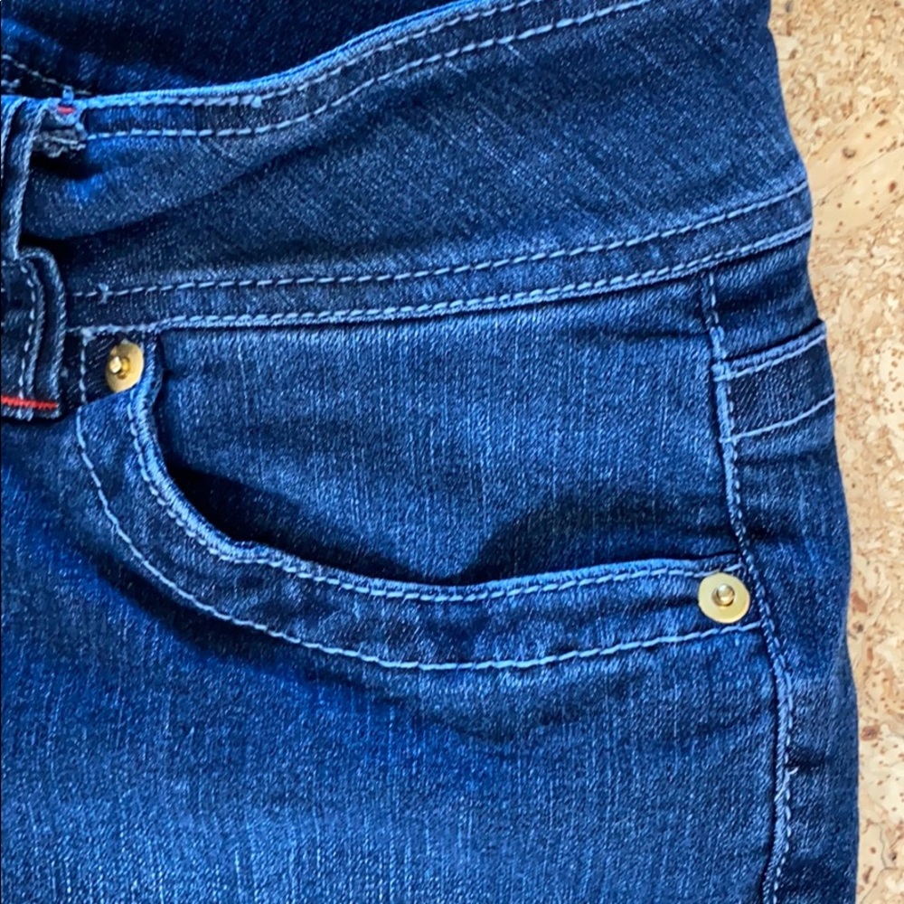 BACCINI EUC denim Capri pants size 6 Petite - Picture 3 of 6